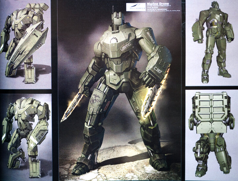Marine Drone concept art