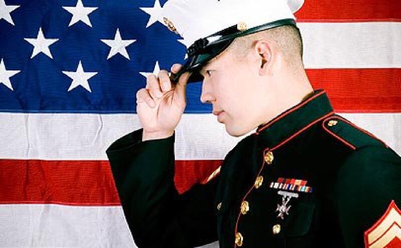 Marine in Uniform