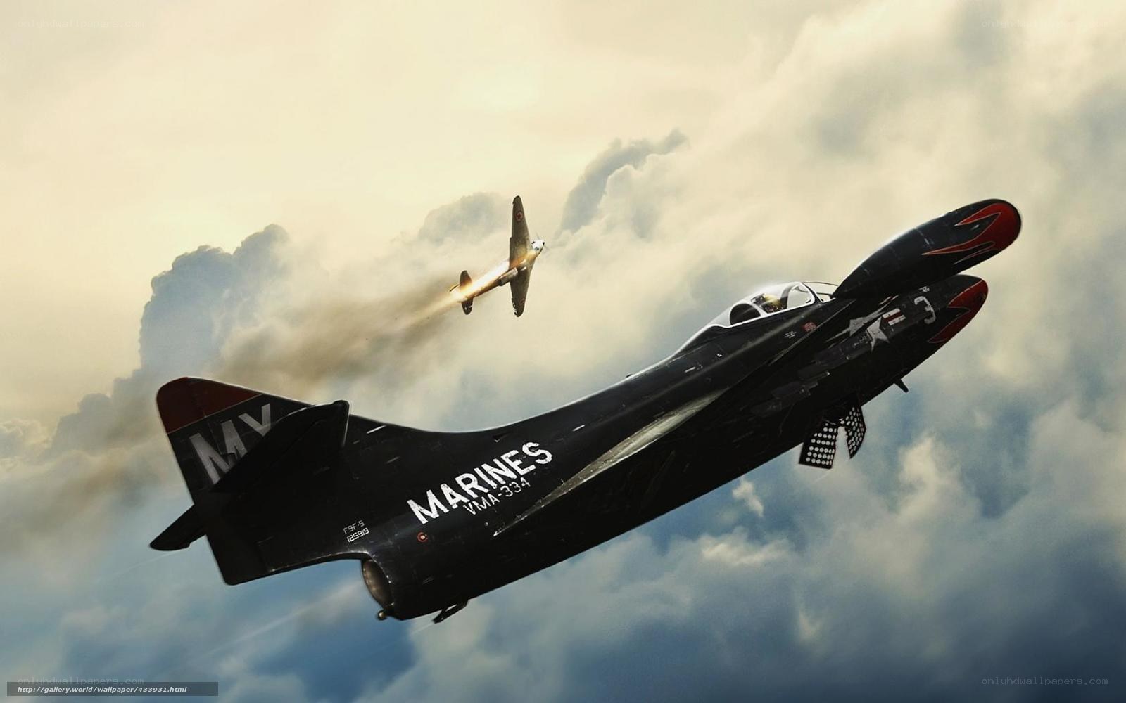 Marine jet in combat