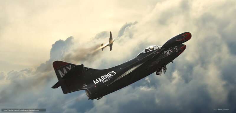 Marine jets in combat
