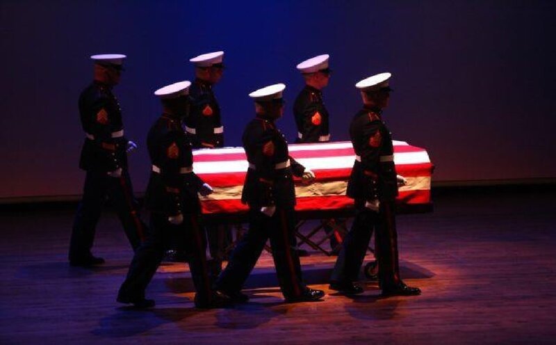 Marines Carrying Casket