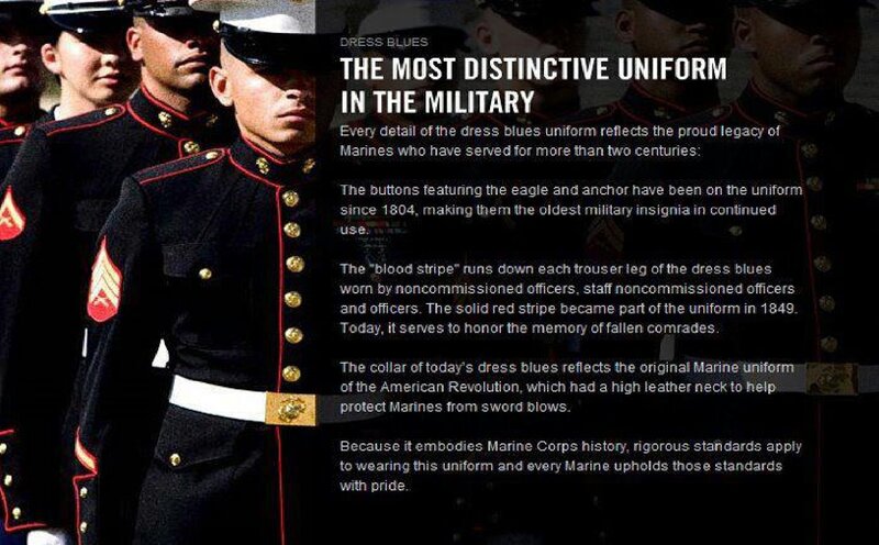 Marines in Dress Blues
