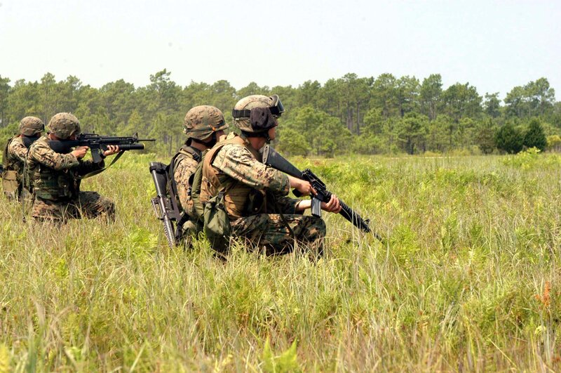 Marines in training exercise