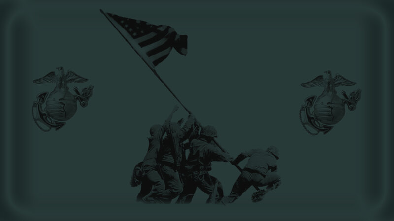 Marines raising flag on Iwo Jima