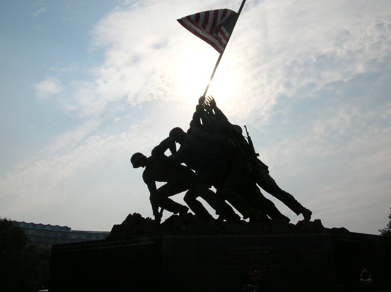 Marines Raising Flag