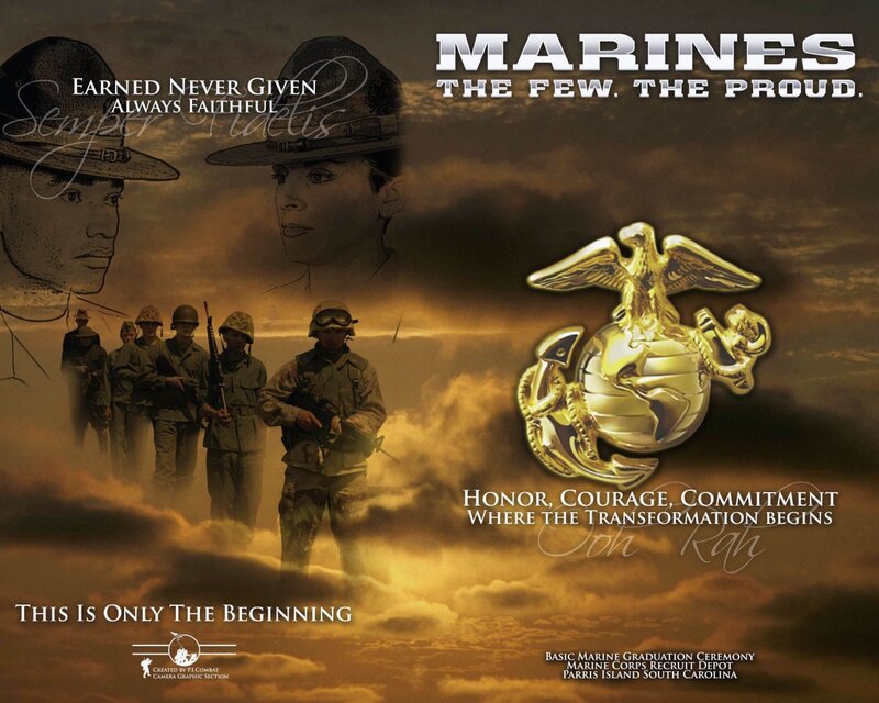 Marines recruitment poster