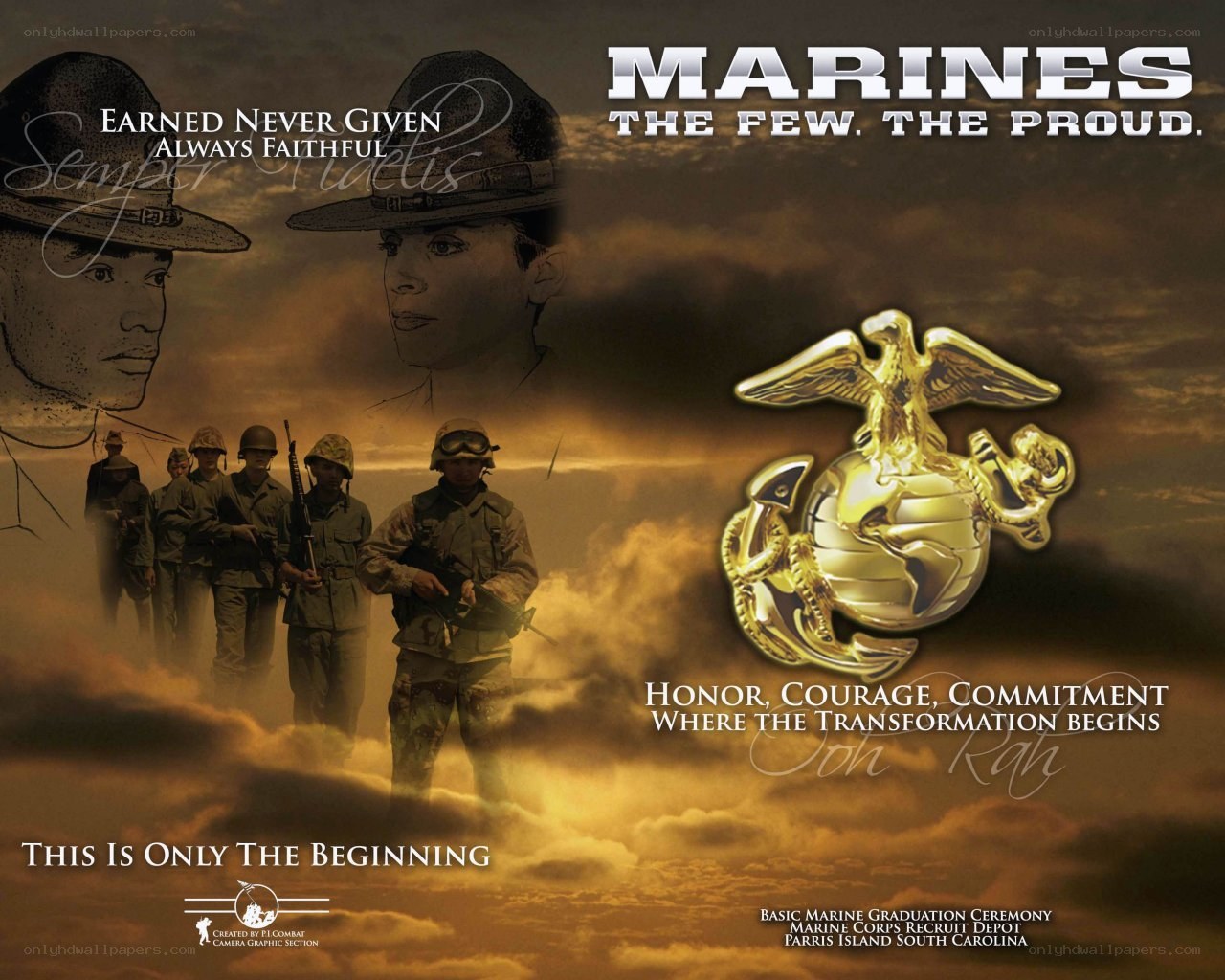 Marines recruitment poster