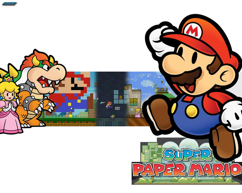 Mario and Bowser Characters — Red