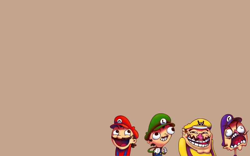 Mario and friends cartoon art