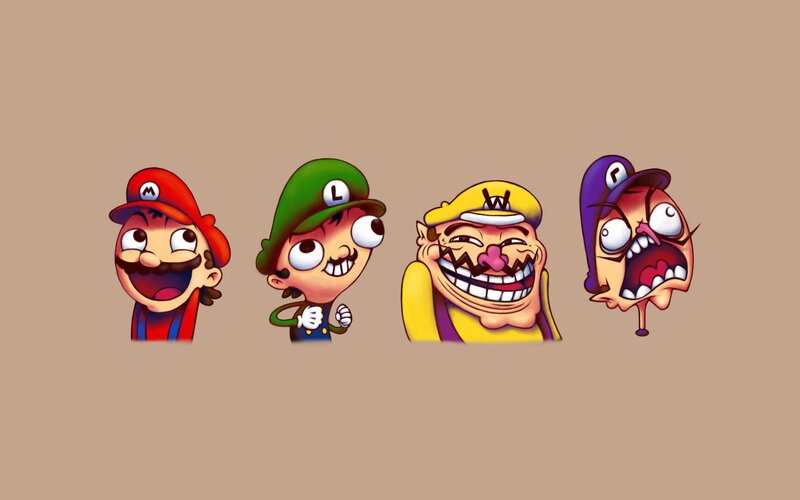 Mario and friends cartoon characters