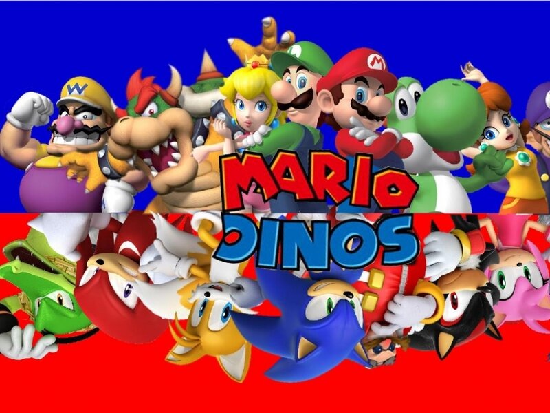Mario and Friends Characters — Blue