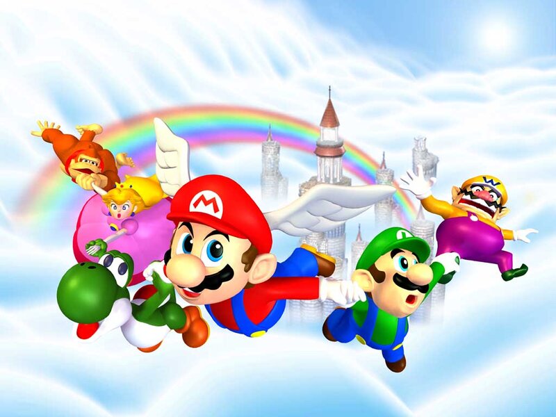 Mario and Friends Flying