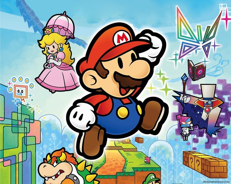 Mario and friends in a colorful adventure