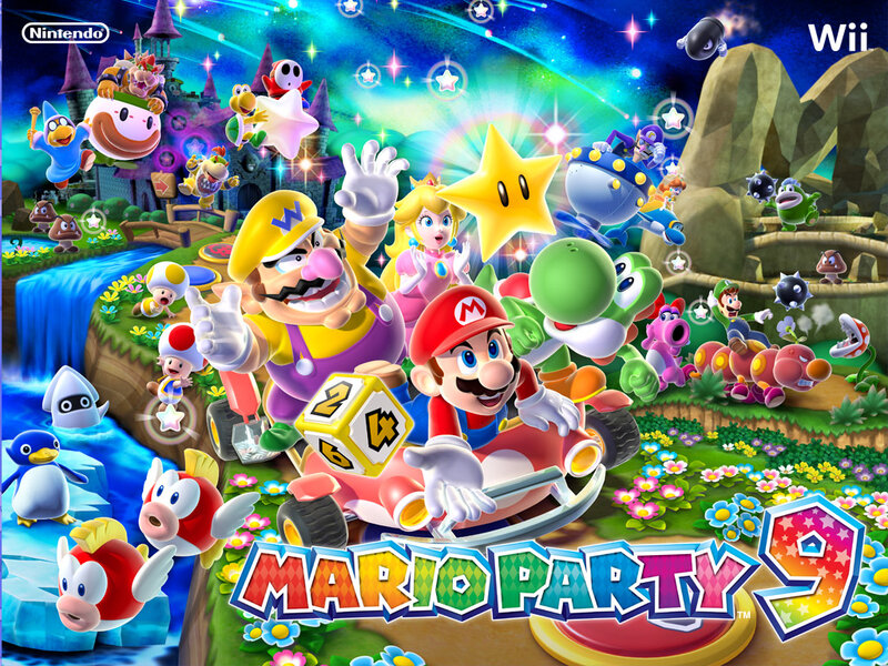 Mario and Friends in a Race