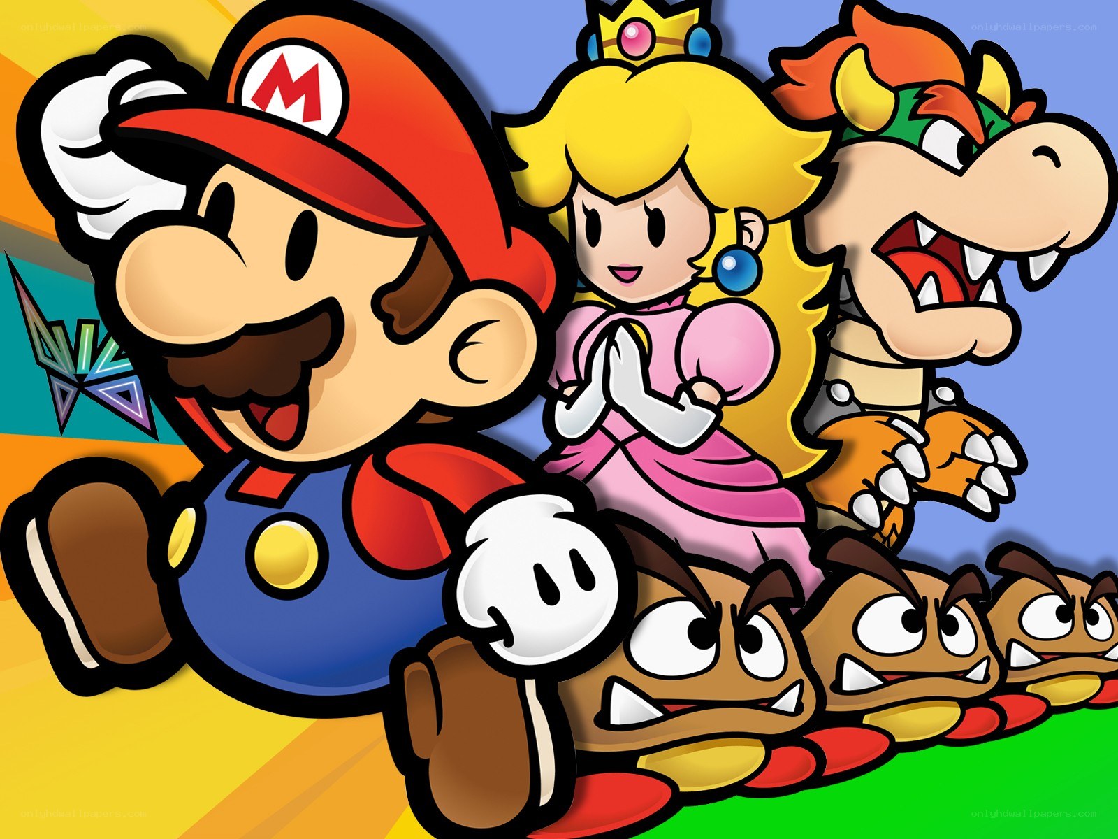 Mario and friends in action