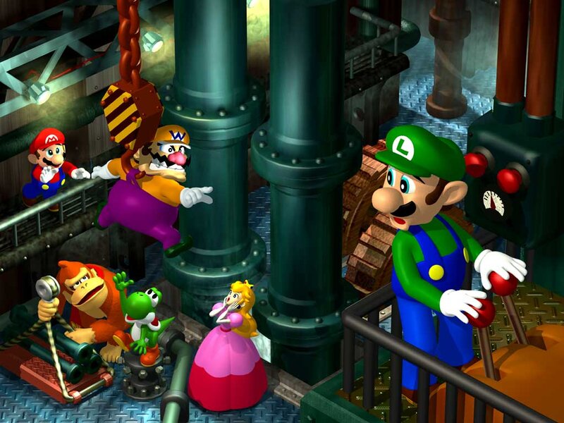 Mario and Friends in Factory