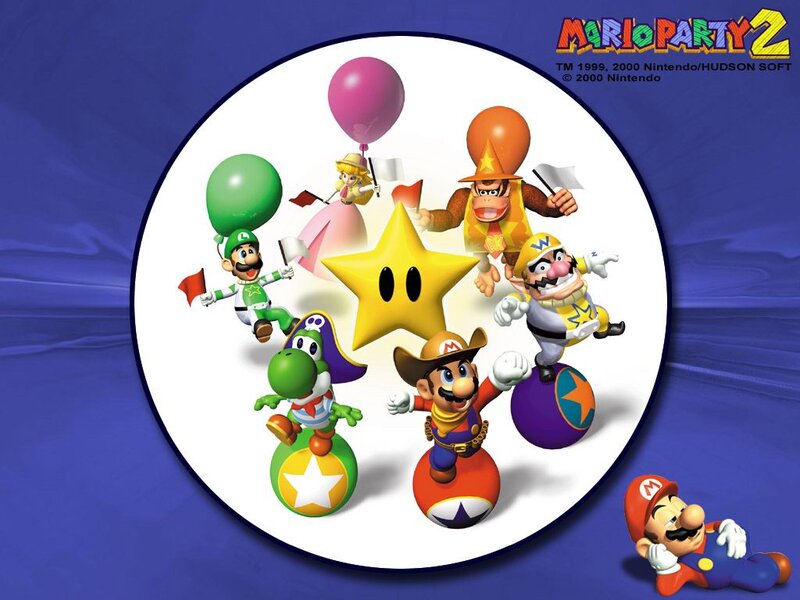 Mario and Friends in Game Art