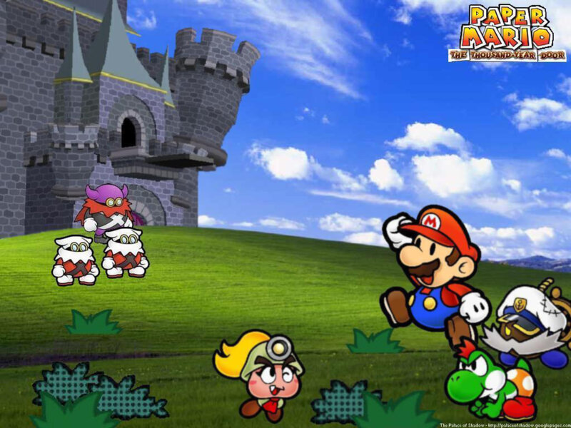 Mario and Friends on Grass