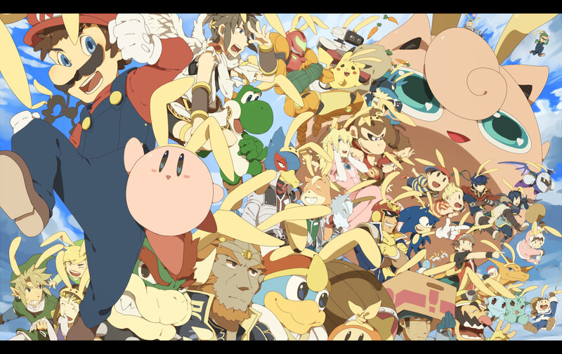 Mario and Kirby