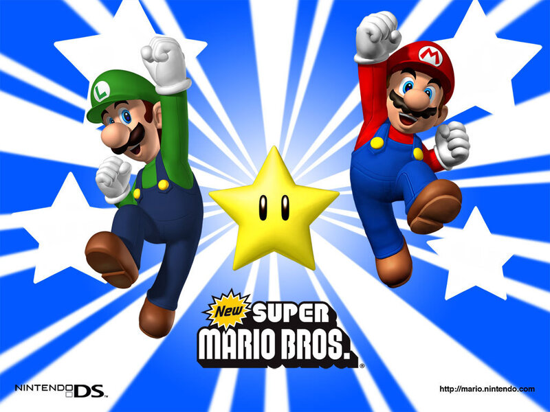 Mario and Luigi Characters — Blue