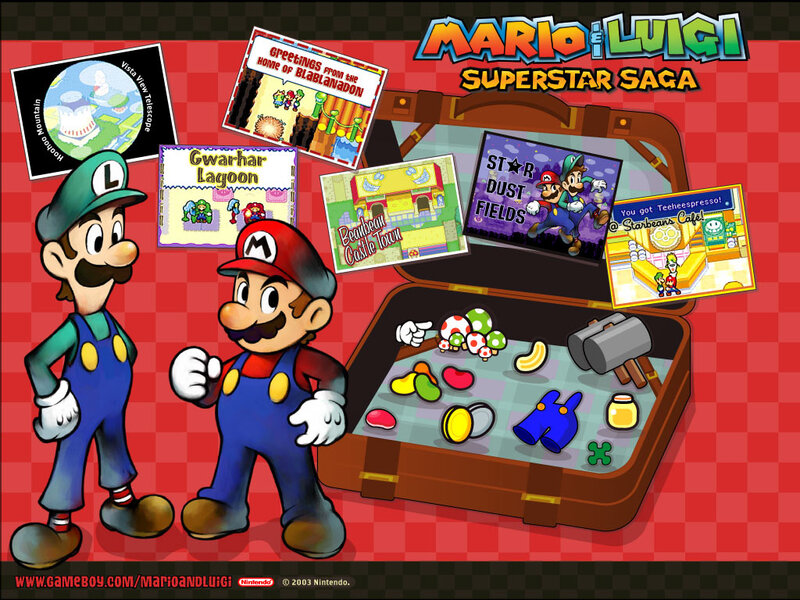 Mario and Luigi Characters — Red, Playful