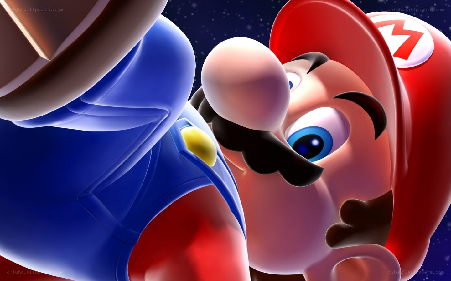 Mario and Luigi close-up
