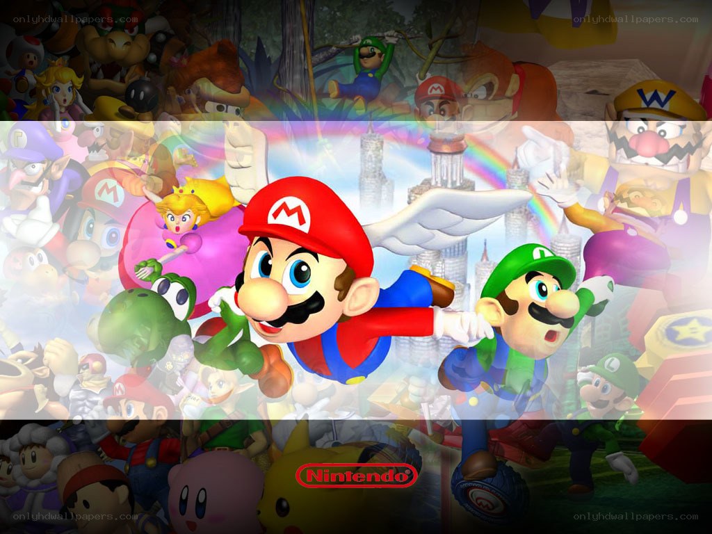 Mario and Luigi in action