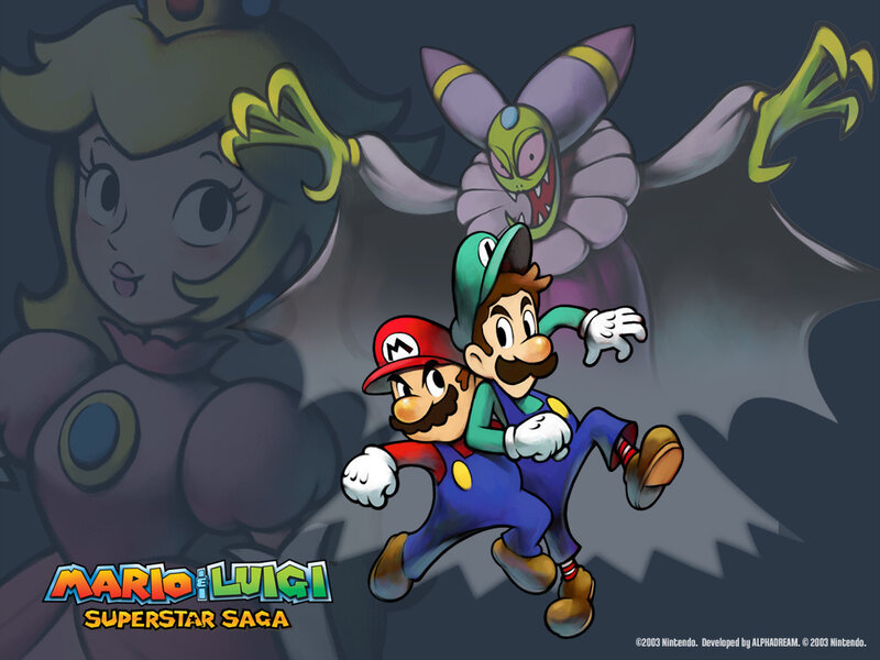 Mario and Luigi in action