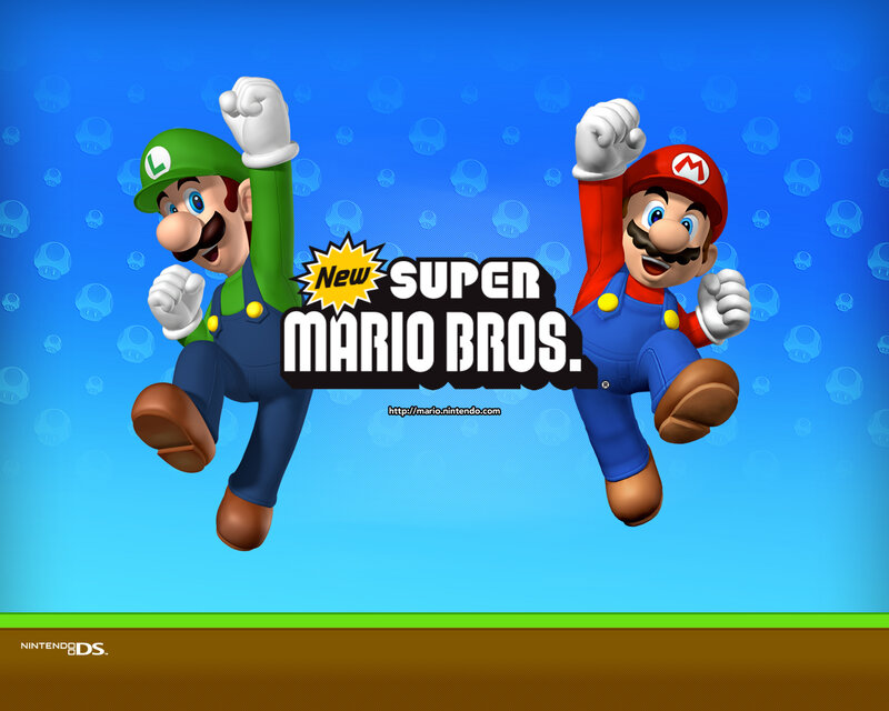 Mario and Luigi in Super Bros.