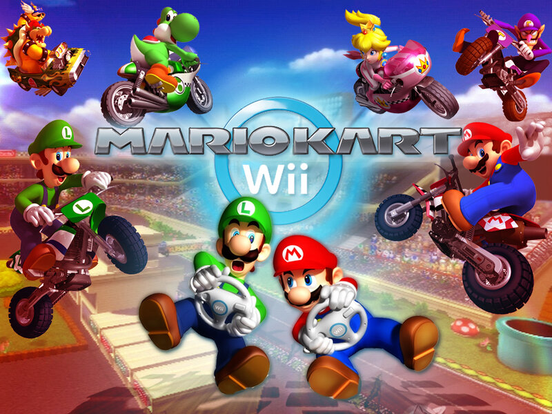 Mario and Luigi Racing — Blue