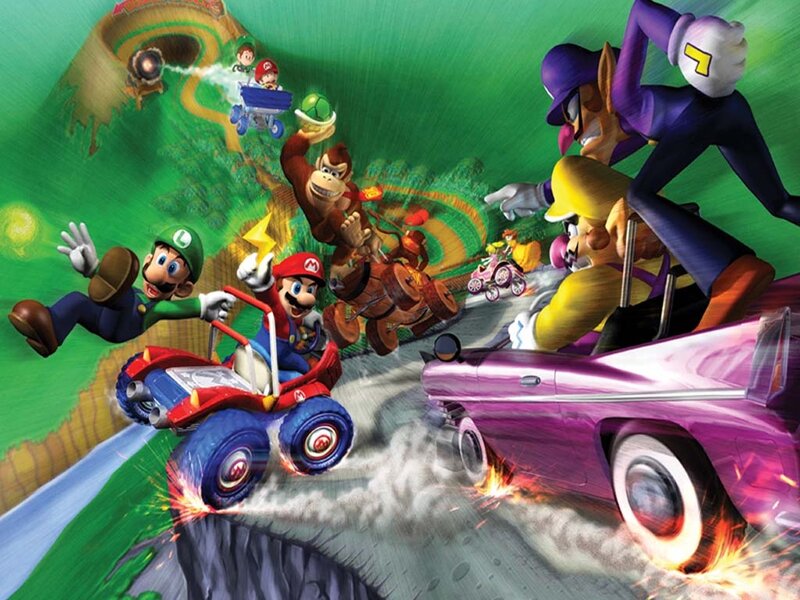 Mario and Luigi Racing — Green
