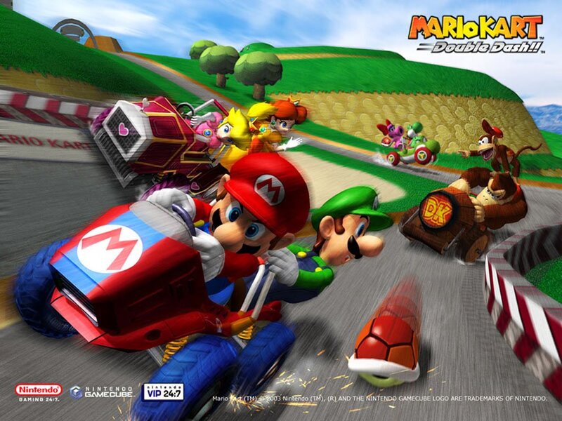 Mario and Luigi Racing — Red