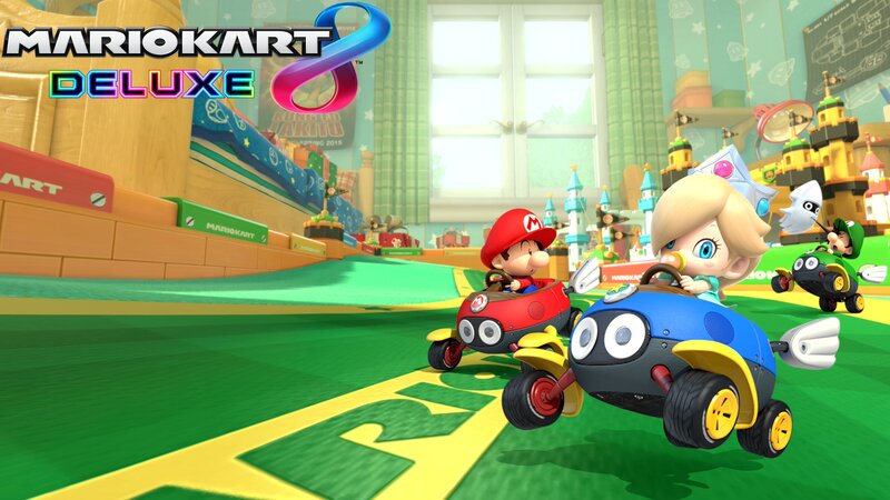 Mario and Peach Racing — Green