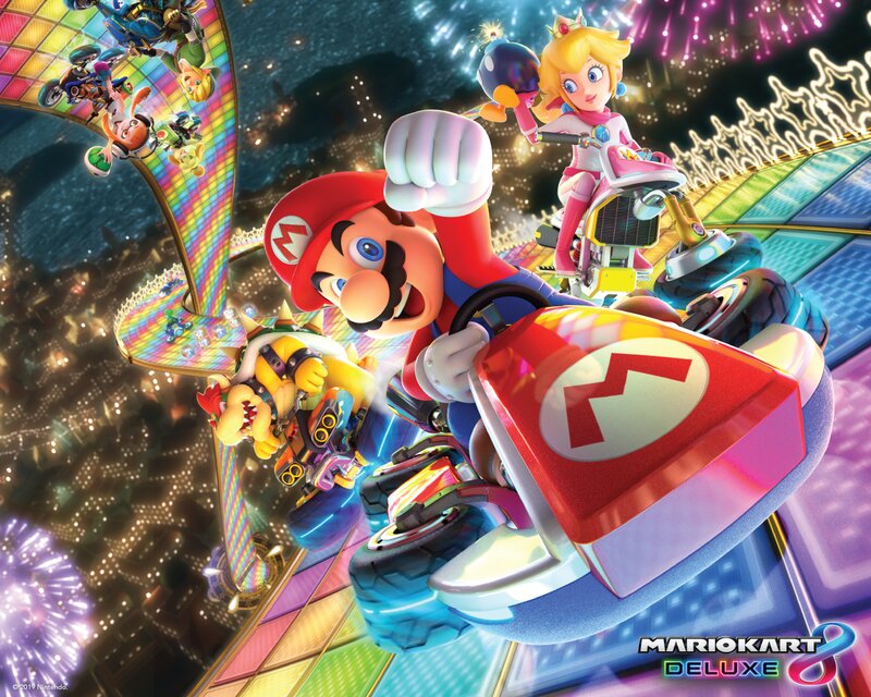 Mario and Peach Racing