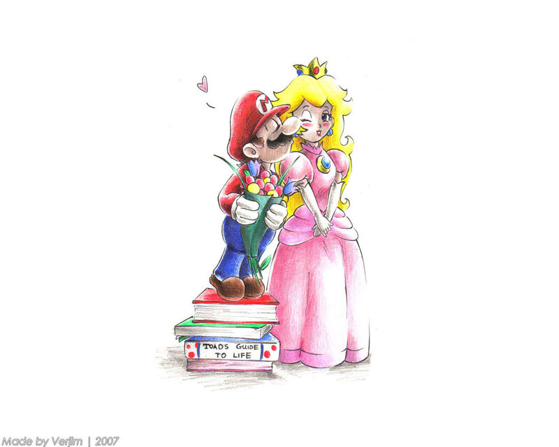 Mario and Peach