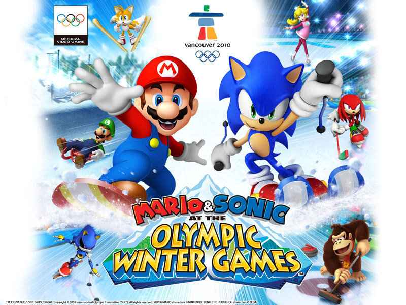 Mario and Sonic Characters — Blue