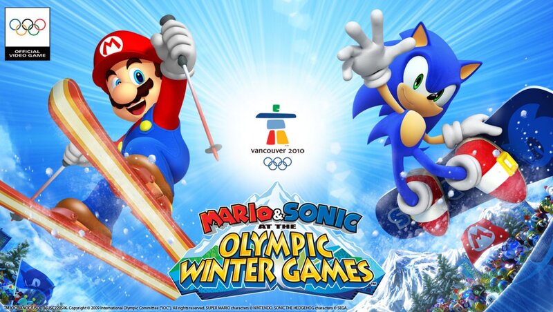 Mario and Sonic Skiing