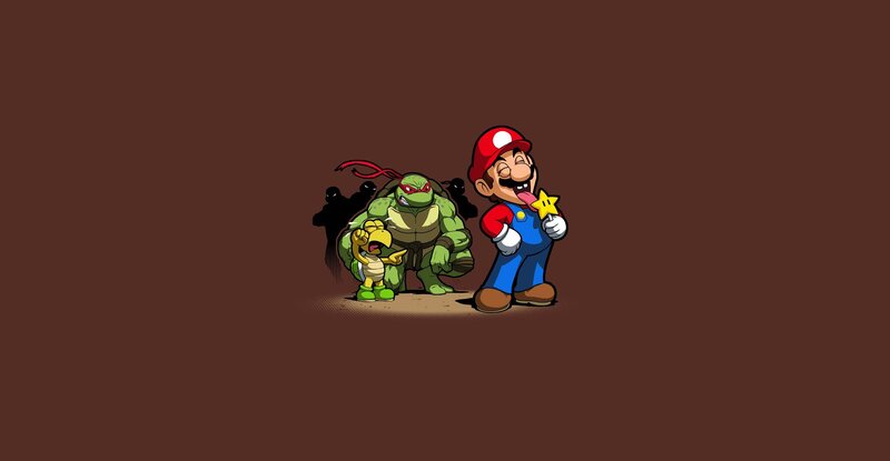 Mario and Turtle Characters