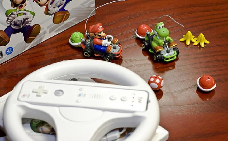 Mario and Yoshi Figurines