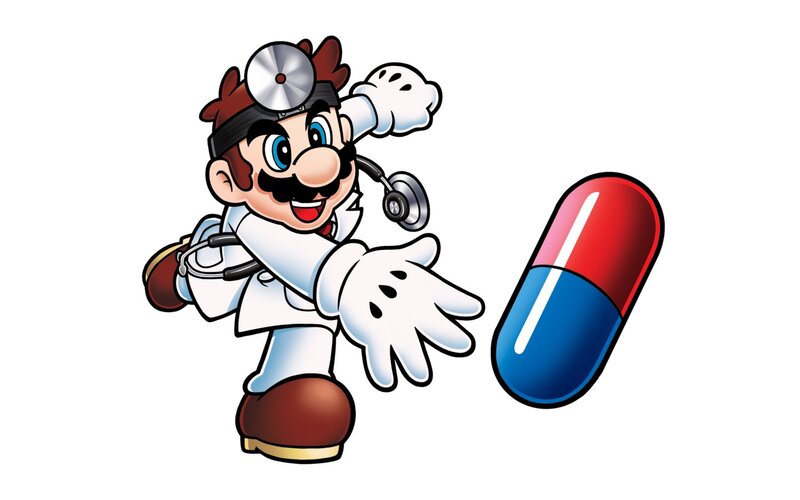 Mario as a doctor
