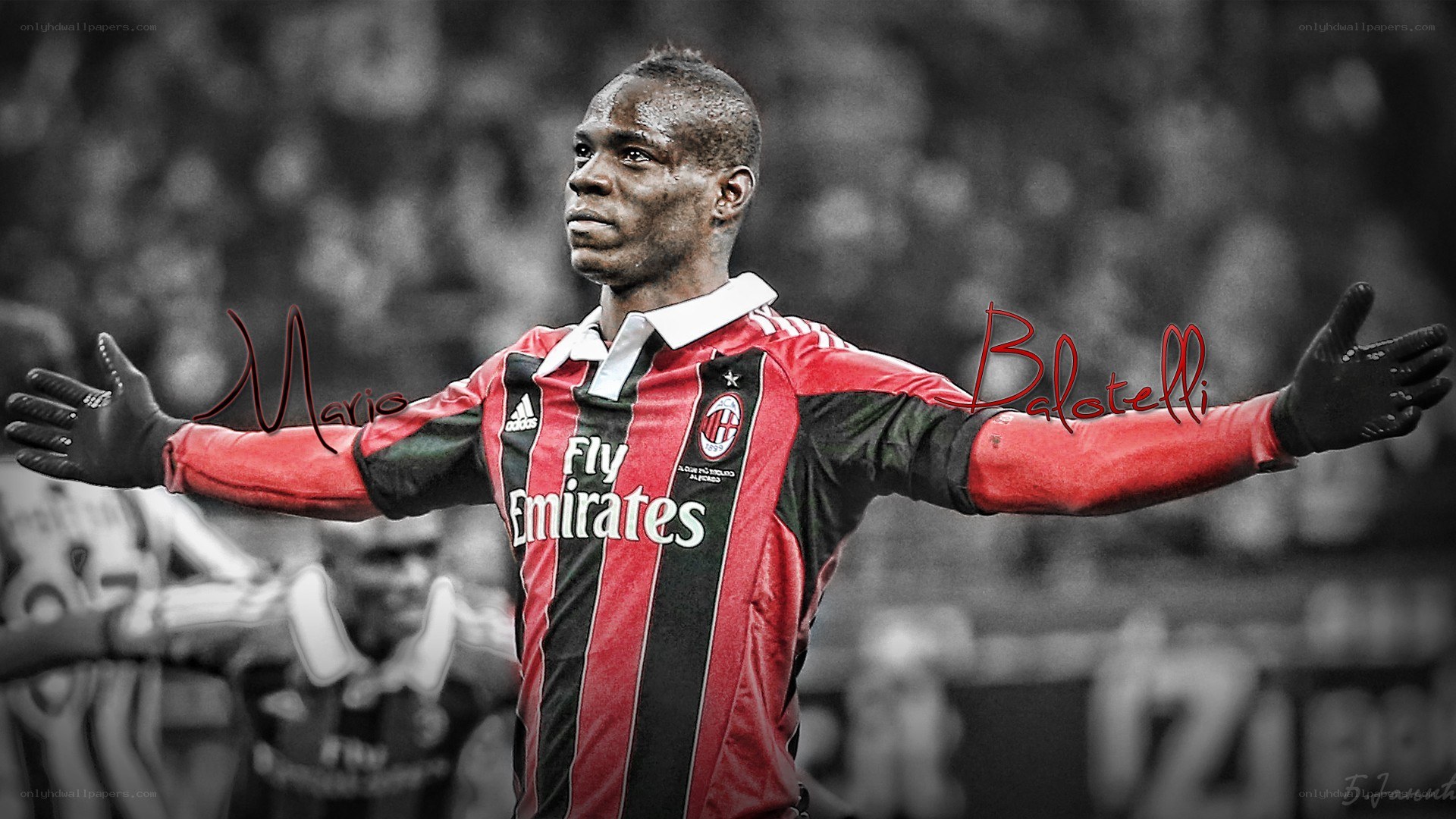 Mario Balotelli celebrating