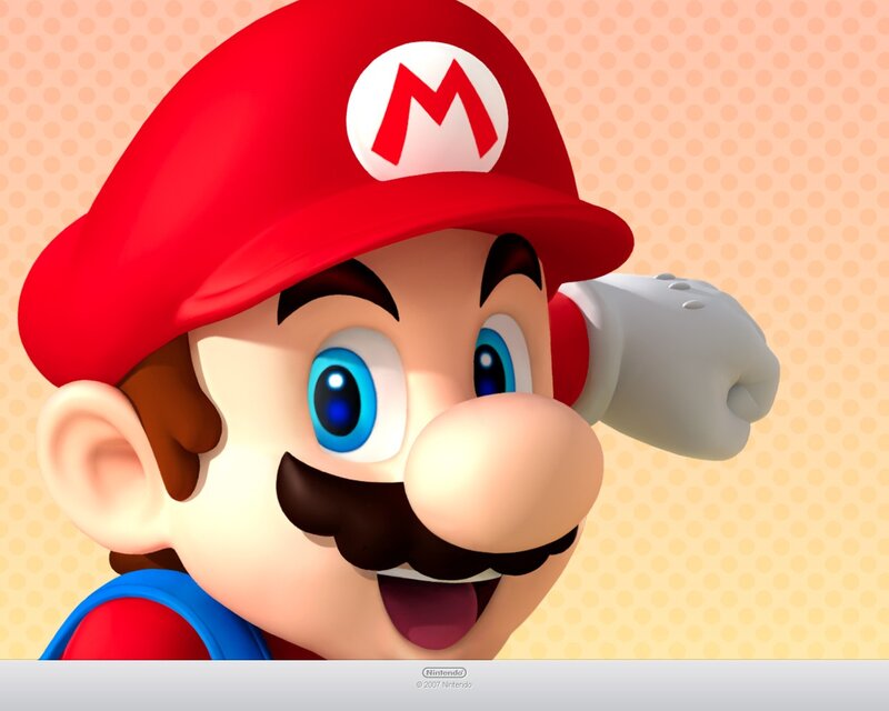 Mario character close-up