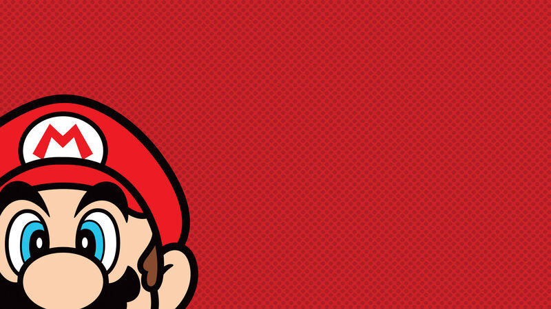 Mario Character Head — Red, Playful