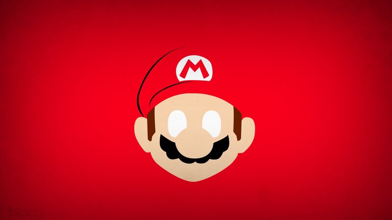 Mario Character Head — Red