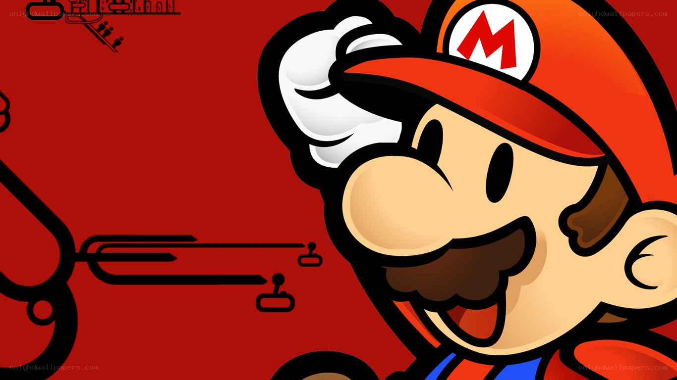 Mario character illustration