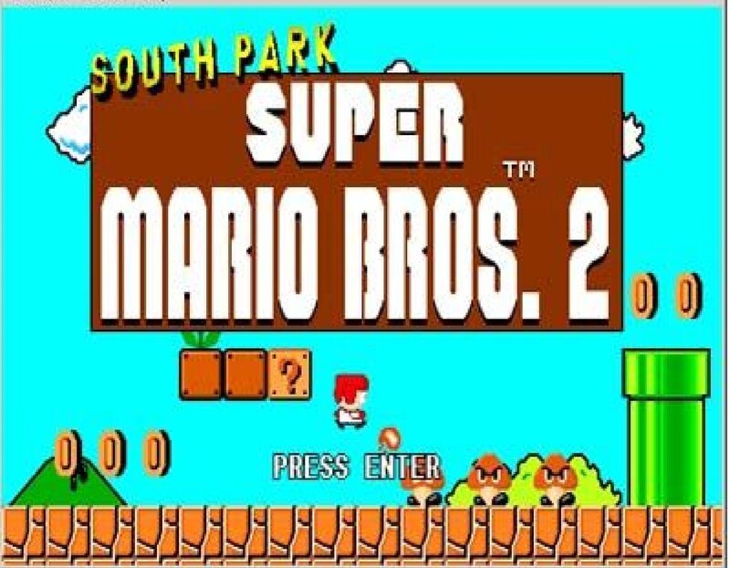 Mario Character in Game — Blue, Playful, Pixel Art
