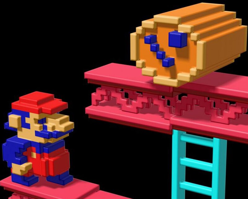 Mario Character in Game — Red