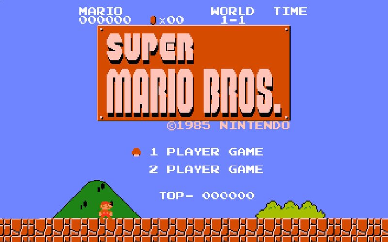 Mario Character on Screen