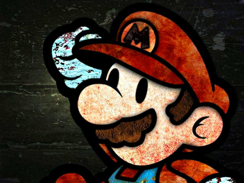 Mario Character Portrait — Red