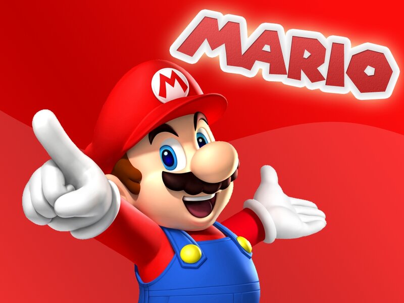 Mario Character — Red, Cheerful